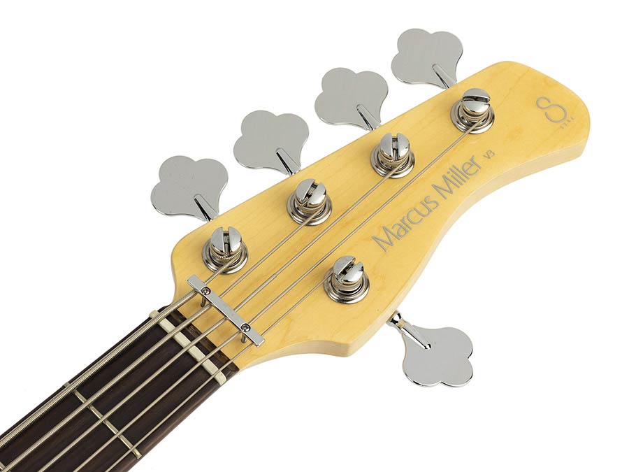 Sire Basses - V3+ 5/awh - 5-String Active Bass Guitar – Antique White