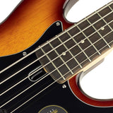 Sire Basses - V3+ 5/ts - 5-String Active Bass Guitar – Tobacco Sunburst