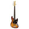 5-string active bass guitar tobacco sunburst