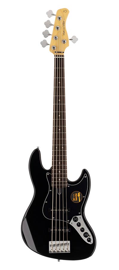 Sire Basses - V3+ 5/BK - 5-string active bass guitar black – Guitar Black