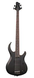 4-string active bass guitar transparent black