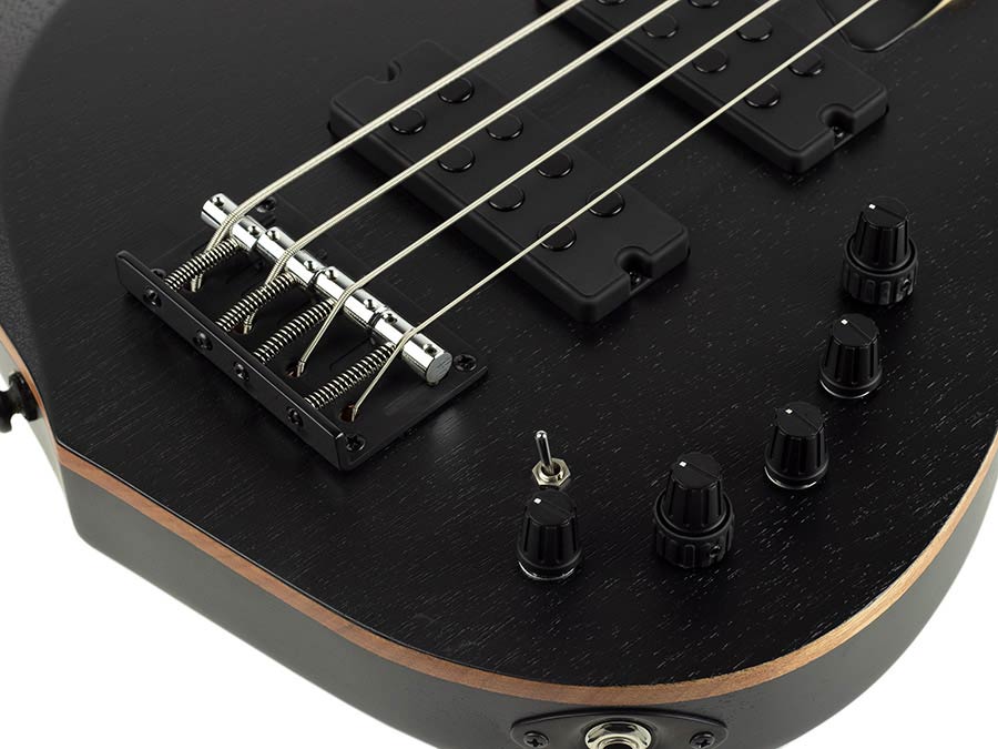 Sire Basses - M2+ 4/tbk - 4-String Active Bass Guitar – Transparent Black