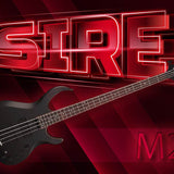Sire Basses - M2+ 4/tbk - 4-String Active Bass Guitar – Transparent Black