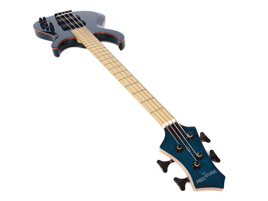 Sire Basses - M2+ 4/tbl - 4-String Active Bass Guitar – Transparent Blue