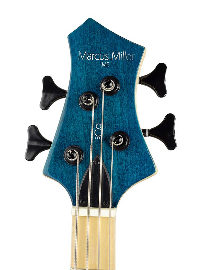 Sire Basses - M2+ 4/tbl - 4-String Active Bass Guitar – Transparent Blue
