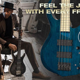 Sire Basses - M2+ 4/tbl - 4-String Active Bass Guitar – Transparent Blue