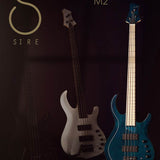 Sire Basses - M2+ 4/tbl - 4-String Active Bass Guitar – Transparent Blue