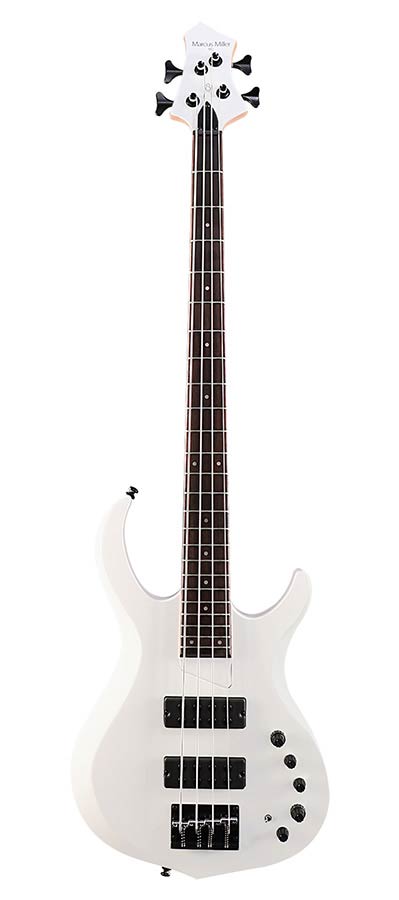 Sire Basses - M2+ 4/WHP - 4-string active bass guitar white pearl – Guitar White
