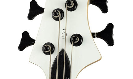 4-string active bass guitar white pearl