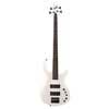 4-string active bass guitar white pearl