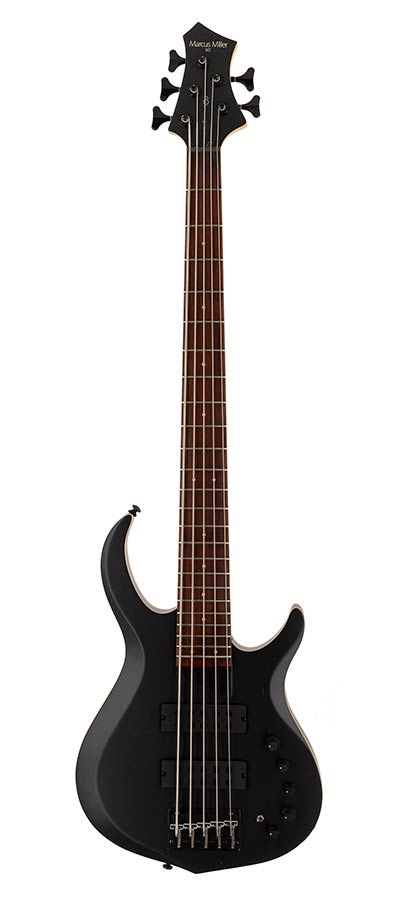 Sire Basses - M2+ 5/TBK - 5-string active bass guitar transparent black – Transparent Black