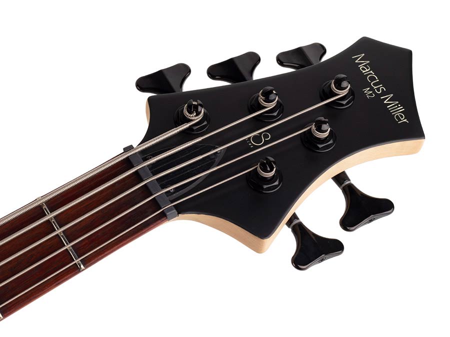 Sire Basses - M2+ 5/tbk - 5-String Active Bass Guitar – Transparent Black