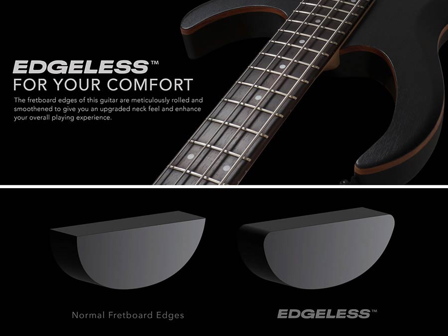 Sire Basses - M2+ 5/tbk - 5-String Active Bass Guitar – Transparent Black