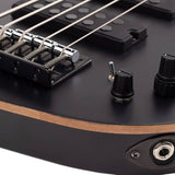Sire Basses - M2+ 5/tbk - 5-String Active Bass Guitar – Transparent Black
