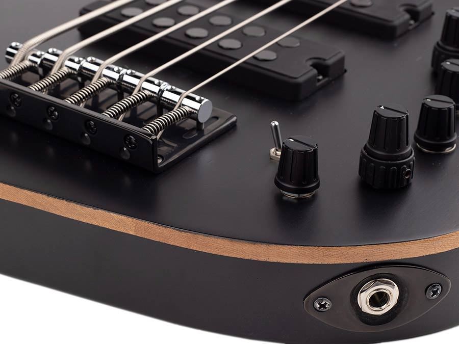 Sire Basses - M2+ 5/tbk - 5-String Active Bass Guitar – Transparent Black