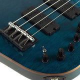 Sire Basses - M2+ 5/tbl - 5-String Active Bass Guitar – Transparent Blue