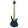 5-string active bass guitar transparent blue