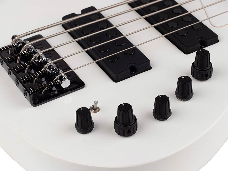Sire Basses - M2+ 5/whp - 5-String Active Bass Guitar – White Pearl