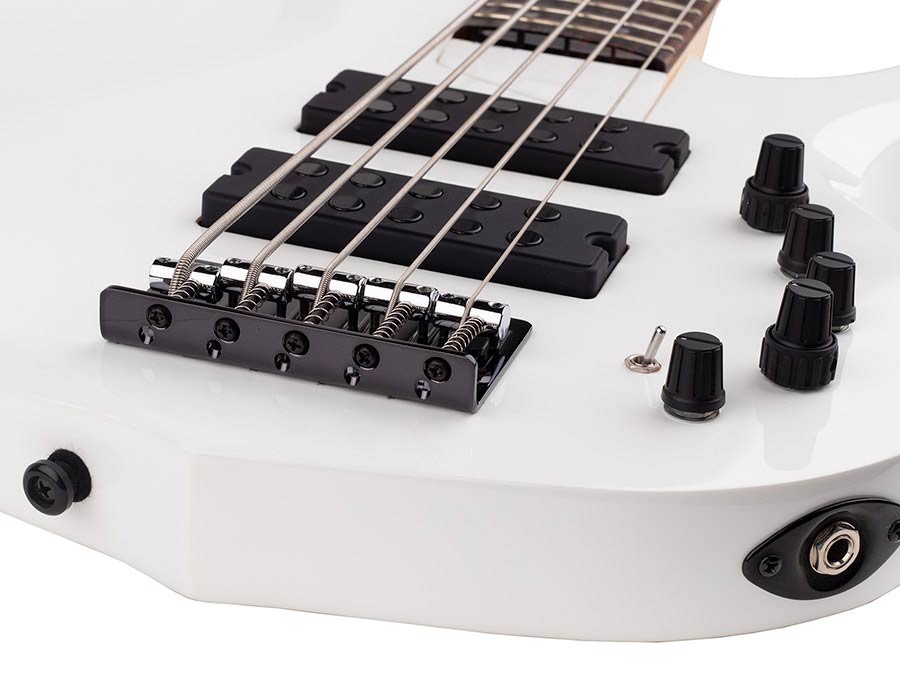 Sire Basses - M2+ 5/whp - 5-String Active Bass Guitar – White Pearl