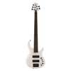 5-string active bass guitar white pearl