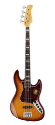 alder 4-string active bass guitar tobacco sunburst