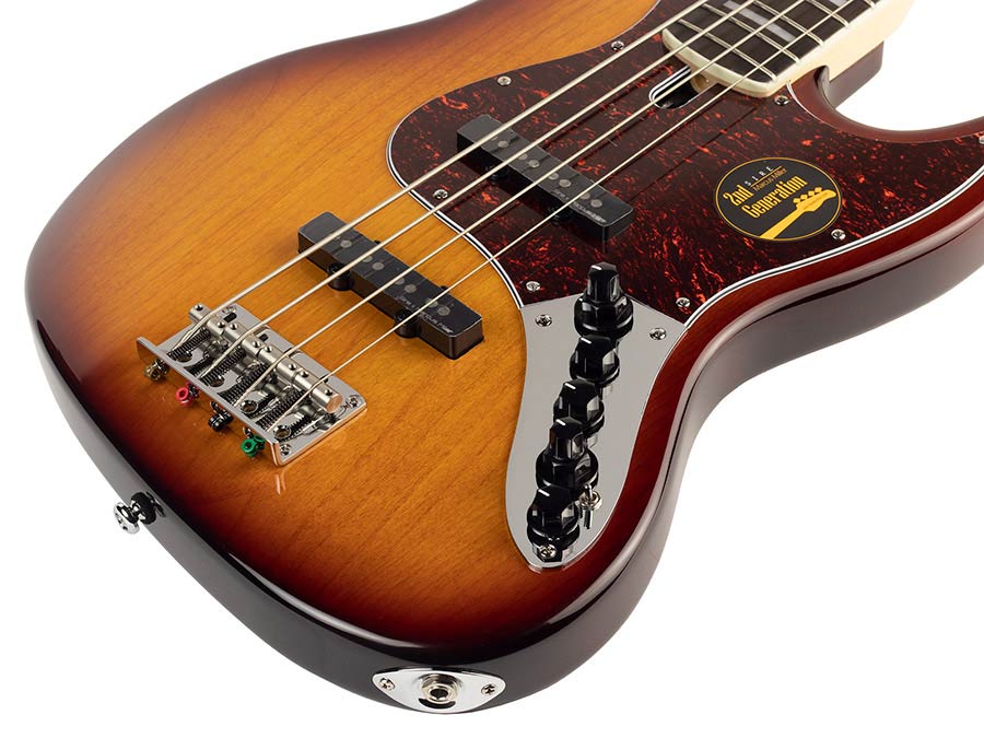 Sire Basses - V7+ A4/ts - Alder 4-String Active Bass Guitar – Tobacco Sunburst