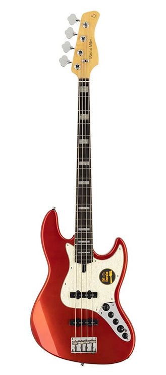 Sire Basses - V7+ A4/BMR - alder 4-string active bass guitar bright metallic red – Metallic Red