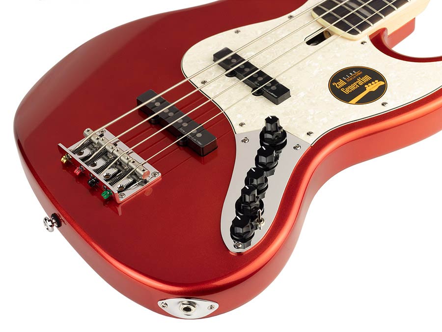Sire Basses - V7+ A4/bmr - Alder 4-String Active Bass Guitar – Metallic Red