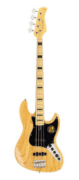 swamp ash 4-string active bass guitar natural