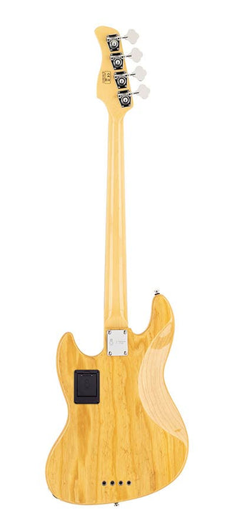 swamp ash 4-string active bass guitar natural