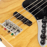 Sire Basses - V7v+ S4/nt - Swamp Ash 4-String Active Bass Guitar – Natural