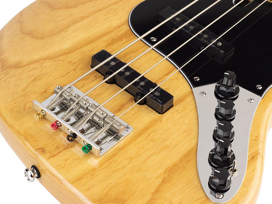 Sire Basses - V7v+ S4/nt - Swamp Ash 4-String Active Bass Guitar – Natural