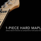 Sire Basses - V7v+ S4/nt - Swamp Ash 4-String Active Bass Guitar – Natural