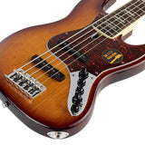 Sire Basses - V7+ A5/ts - Alder 5-String Active Bass Guitar – Tobacco Sunburst