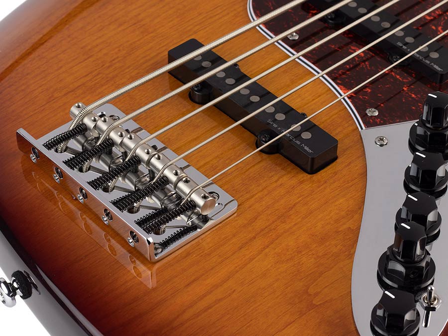 Sire Basses - V7+ A5/ts - Alder 5-String Active Bass Guitar – Tobacco Sunburst
