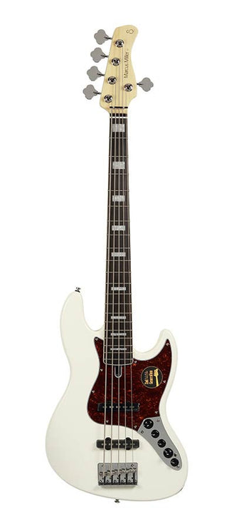 Sire Basses - V7+ A5/AWH - alder 5-string active bass guitar antique white – Antique White