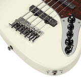 Sire Basses - V7+ A5/awh - Alder 5-String Active Bass Guitar - Antique White