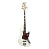 alder 5-string active bass guitar antique white