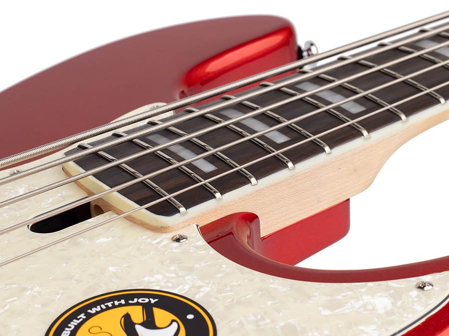 Sire Basses - V7+ A5/bmr - Alder 5-String Active Bass Guitar – Metallic Red
