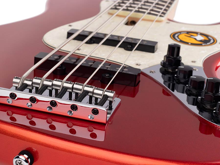 Sire Basses - V7+ A5/bmr - Alder 5-String Active Bass Guitar – Metallic Red