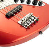 Sire Basses - V7+ A5/bmr - Alder 5-String Active Bass Guitar – Metallic Red