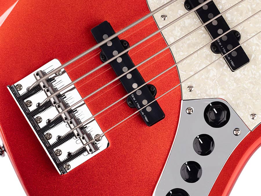Sire Basses - V7+ A5/bmr - Alder 5-String Active Bass Guitar – Metallic Red