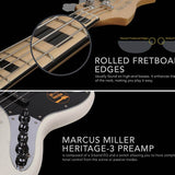 Sire Basses - V7v+ S5/nt - Swamp Ash 5-String Active Bass Guitar – Natural