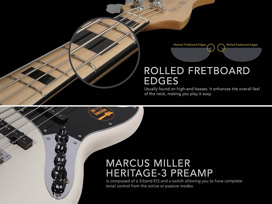 Sire Basses - V7v+ S5/nt - Swamp Ash 5-String Active Bass Guitar – Natural