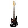 lefty alder 4-string active bass guitar black