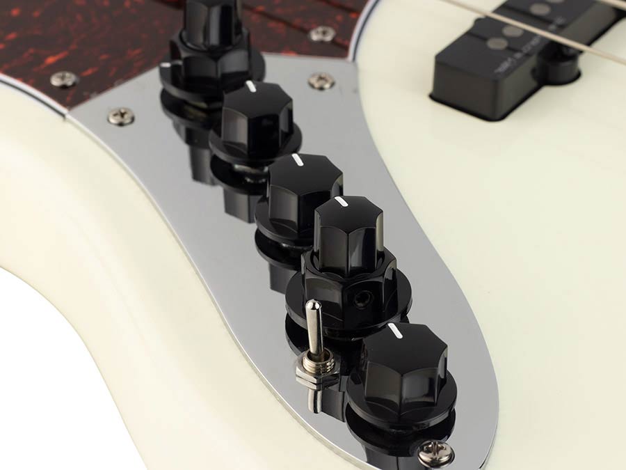 Sire Basses - V7+ A4l/awh - Lefty Alder 4-String Active Bass Guitar – Antique White