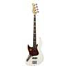 lefty alder 4-string active bass guitar antique white