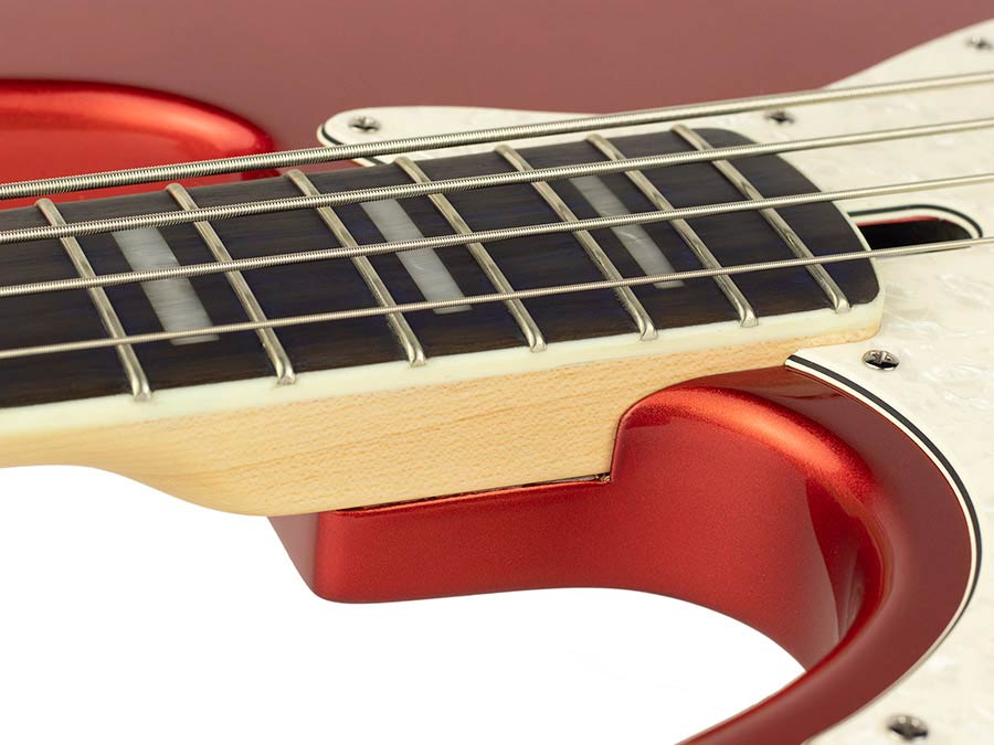 Sire Basses - V7+ A4l/bmr - Lefty Alder 4-String Active Bass Guitar – Metallic Red