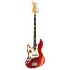 lefty alder 4-string active bass guitar bright metallic red