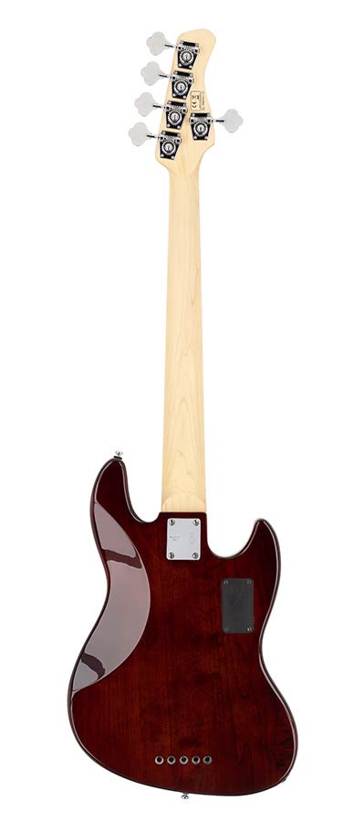 Sire Basses - V7+ A5l/ts - Lefty Alder 5-String Active Bass Guitar – Tobacco Sunburst